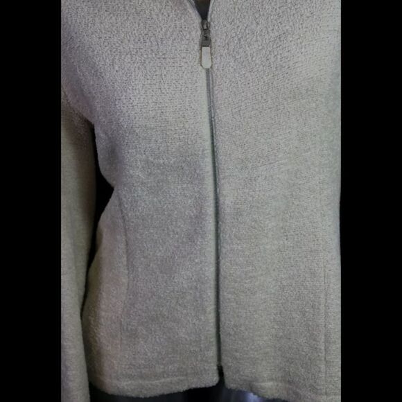 Marisa Minicucci Virgin Wool Mohair Blend Zip Front Size 10 Lined Jacket. - Picture 2 of 9